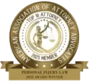 American Association of Attorney Advocates Top 10 Attorney, Personal Injury Law 2023